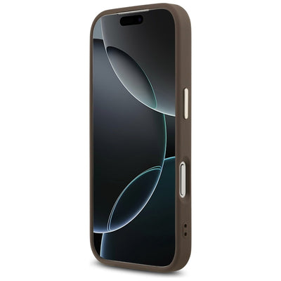 Guess 4G Big 4G Classic Logo Case for iPhone 17 Pro Max / 18 Pro Max - Brown and Gold