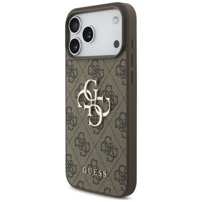 Guess 4G Big Logo Case for iPhone 17 Pro / 18 Pro - Brown