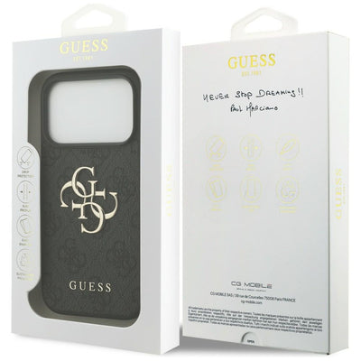 Guess 4G Big Logo Case for iPhone 17 Pro / 18 Pro - Black