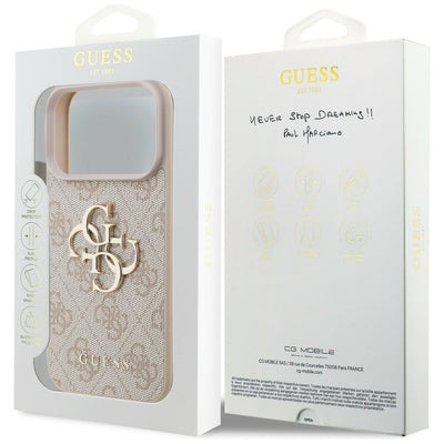 Guess 4G Big Logo Case for iPhone 17 Pro / 18 Pro - Pink
