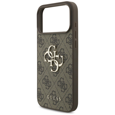 Guess 4G Big Logo Case for iPhone 17 Pro Max / 18 Pro Max - Brown