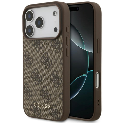 Guess 4G Classic Case for iPhone 17 Pro / 18 Pro - Brown