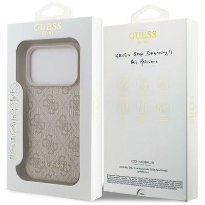Guess 4G Classic Case for iPhone 17 Pro / 18 Pro - Pink