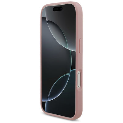 Guess Fixed Glitter Big 4G Case for iPhone 17 Pro / 18 Pro - Pink