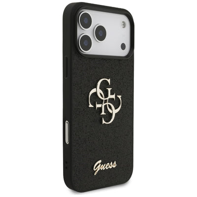 Guess Fixed Glitter Big 4G Case for iPhone 17 Pro Max / 18 Pro Max - Black