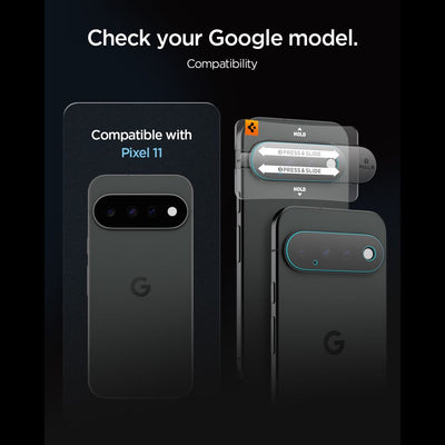 Spigen Optik Pro HD 2-Pack Tempered Glass Lens Screen Protector for Google Pixel 11