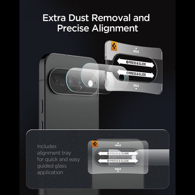 Spigen Optik Pro HD 2-Pack Tempered Glass Lens Screen Protector for Google Pixel 11
