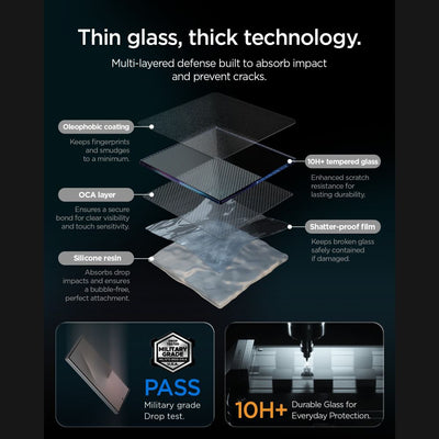 Spigen Glas.tR EZ Fit Pro HD Privacy 2-Pack Tempered Glass for Samsung Galaxy Z Fold 7/8 Ultra