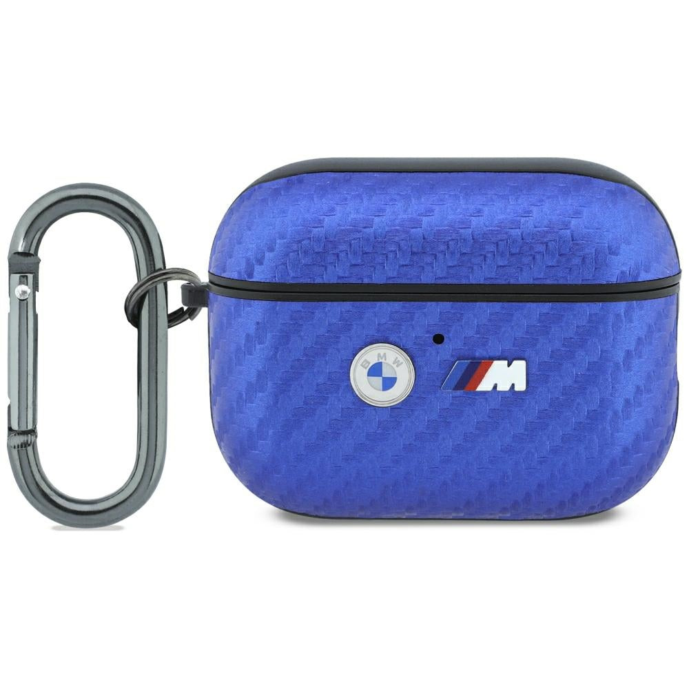 BMW M Carbon Metal Logo Case for AirPods Pro 3 - Light Blue