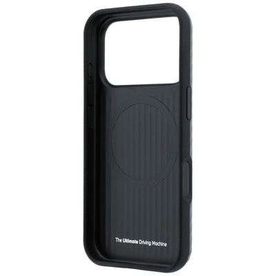 BMW M Carbon Metal Logo MagSafe Case for iPhone 17 Pro / 18 Pro - Gray