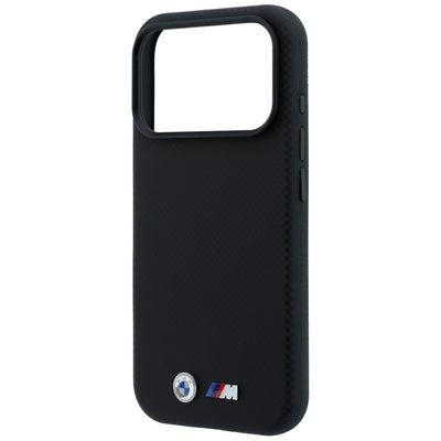 BMW M Quadrille Kevlar Metal Logo MagSafe Case for iPhone 17 Pro Max / 18 Pro Max - Black
