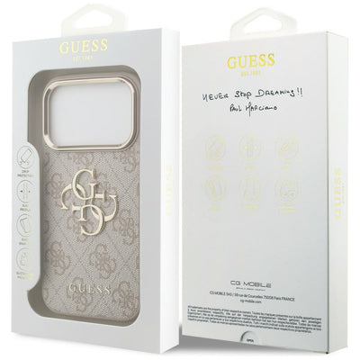 Guess 4G Big 4G Classic Logo Case for iPhone 17 Pro / 18 Pro - Rose Gold
