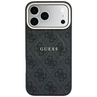 Guess Embossed 4G Classic MagSafe Case for iPhone 17 Pro / 18 Pro - Black