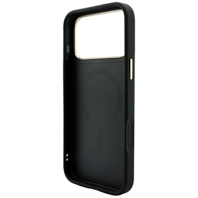 Guess Embossed 4G Classic MagSafe Case for iPhone 17 Pro / 18 Pro - Black