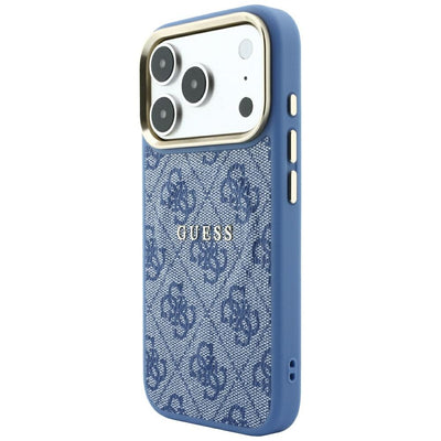 Guess Embossed 4G Classic MagSafe Case for iPhone 17 Pro / 18 Pro - Blue
