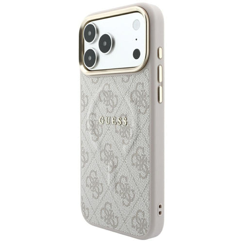 Guess Embossed 4G Classic MagSafe Case for iPhone 17 Pro / 18 Pro - Pink