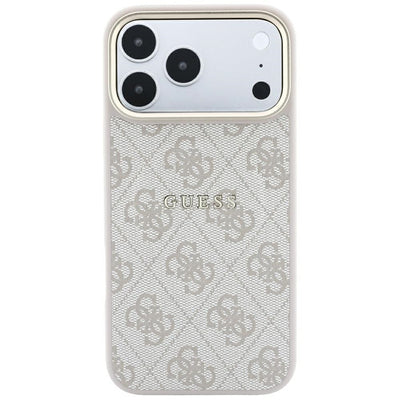 Guess Embossed 4G Classic MagSafe Case for iPhone 17 Pro / 18 Pro - Pink