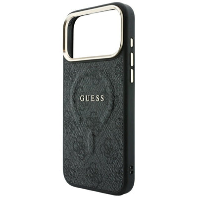 Guess Embossed 4G Classic MagSafe Case for iPhone 17 Pro Max / 18 Pro Max - Black