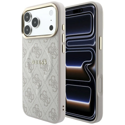 Guess Embossed 4G Classic MagSafe Case for iPhone 17 Pro Max / 18 Pro Max - Pink