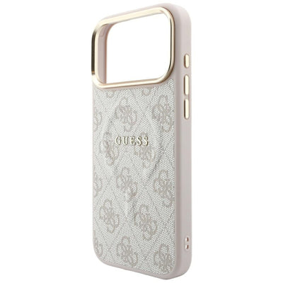 Guess Embossed 4G Classic MagSafe Case for iPhone 17 Pro Max / 18 Pro Max - Pink