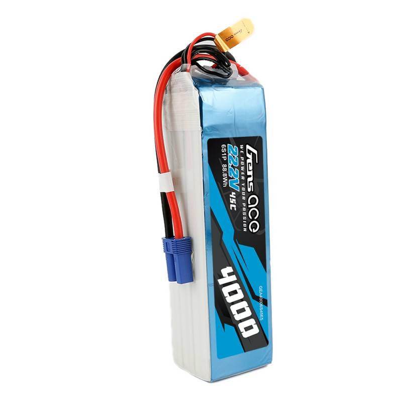 Gens Ace 4000mAh 22.2V 45C 6S1P battery