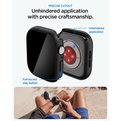 Spigen Thin Fit 360 Case for Apple Watch 46mm - Black