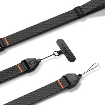 Spigen Universal Adjustable Lanyard Strap Wrist for Phone - Black