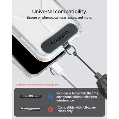 Spigen Universal Adjustable Lanyard Strap Wrist for Phone - Black