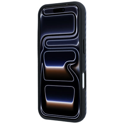 BMW M Carbon Metal Logo MagSafe Case for iPhone 17 Pro Max / 18 Pro Max - Navy Blue