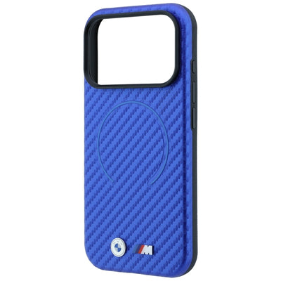 BMW M Carbon Printed Ring MagSafe Case for iPhone 17 Pro / 18 Pro - Blue