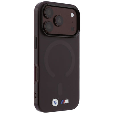 BMW M IML Frosted Metal Logo &amp; Trims MagSafe Case for iPhone 17 Pro / 18 Pro - Burgundy