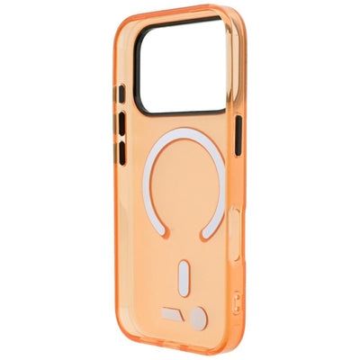 BMW M IML Frosted Metal Logo &amp; Trims MagSafe Case for iPhone 17 Pro / 18 Pro - Orange