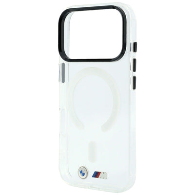 BMW M IML Glossy Metal Logo &amp; Trims MagSafe Case for iPhone 17 Pro / 18 Pro - Transparent