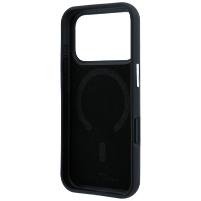 BMW Sign Deboss Quilted Metal Logo MagSafe Case for iPhone 18 Pro Max - Dark Gray