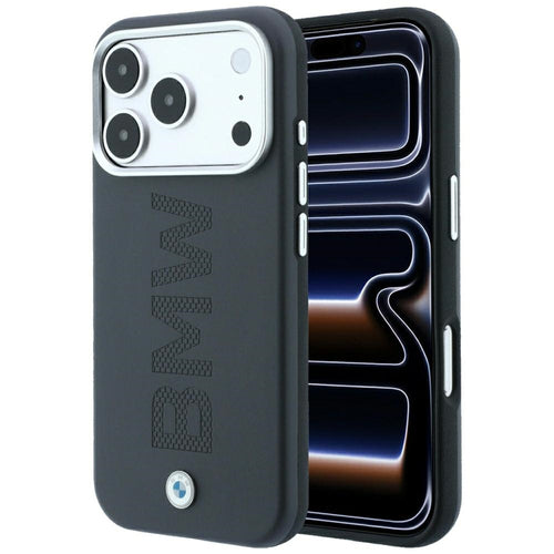 BMW Sign Centered Deboss MagSafe Case for iPhone 17 Pro / 18 Pro - Gray