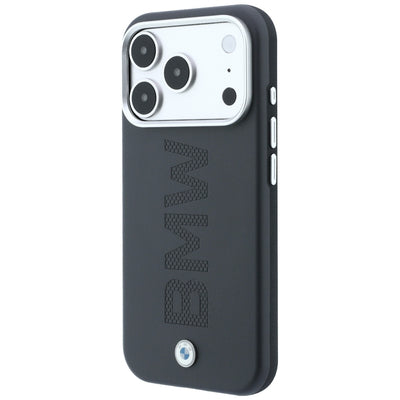 BMW Sign Centered Deboss MagSafe Case for iPhone 17 Pro / 18 Pro - Gray