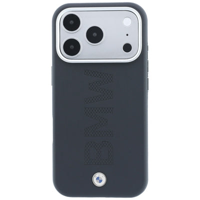 BMW Sign Centered Deboss MagSafe Case for iPhone 17 Pro / 18 Pro - Gray
