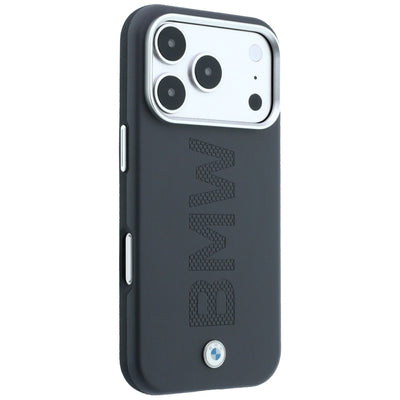 BMW Sign Centered Deboss MagSafe Case for iPhone 17 Pro / 18 Pro - Gray
