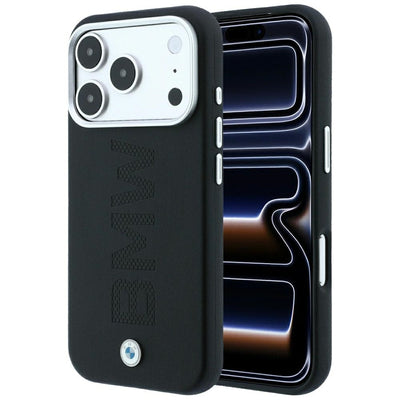BMW Sign Centered Deboss MagSafe Case for iPhone 17 Pro Max / 18 Pro Max - Black