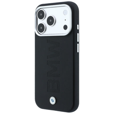 BMW Sign Centered Deboss MagSafe Case for iPhone 17 Pro Max / 18 Pro Max - Black