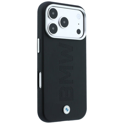 BMW Sign Centered Deboss MagSafe Case for iPhone 17 Pro Max / 18 Pro Max - Black