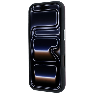 BMW Sign Inclined Deboss Letters MagSafe case for iPhone 17 Pro / 18 Pro - burgundy