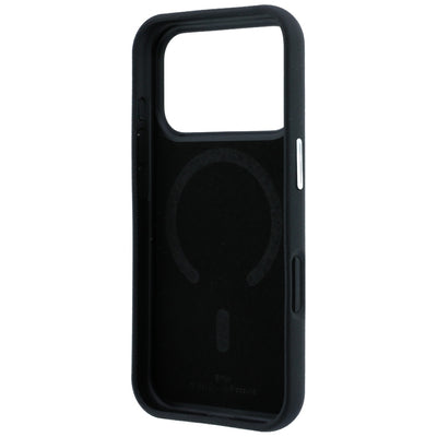 BMW Sign Inclined Deboss Letters MagSafe Case for iPhone 17 Pro / 18 Pro - Black