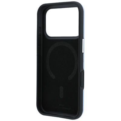 BMW Sign Inclined Deboss Letters MagSafe Case for iPhone 17 Pro / 18 Pro - Blue