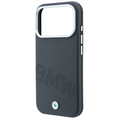 BMW Sign Inclined Deboss Letters MagSafe Case for iPhone 17 Pro Max / 18 Pro Max - Gray