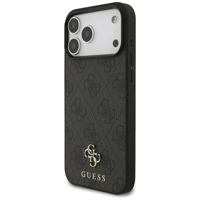 Guess 4G Small Classic Logo MagSafe Case for iPhone 17 Pro Max / 18 Pro Max - Black