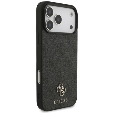 Guess 4G Small Classic Logo MagSafe Case for iPhone 17 Pro Max / 18 Pro Max - Black