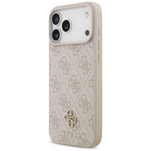 Guess 4G Small Classic Logo MagSafe Case for iPhone 17 Pro Max / 18 Pro Max - Pink