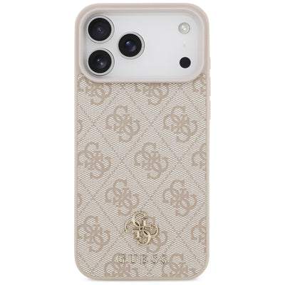 Guess 4G Small Classic Logo MagSafe Case for iPhone 17 Pro Max / 18 Pro Max - Pink