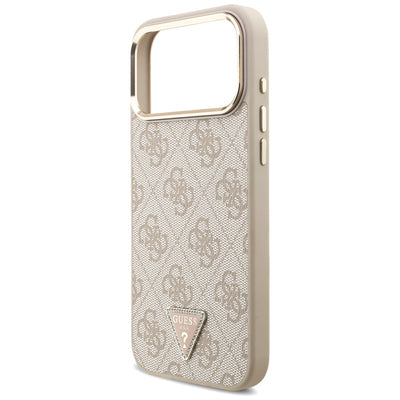 Guess 4G Triangle Logo MagSafe Case for iPhone 17 Pro Max / 18 Pro Max - Rose Gold